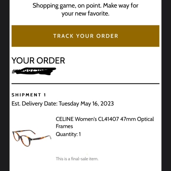 CÉLINE SUNGLASSES CL41407 - Picture 9 of 9